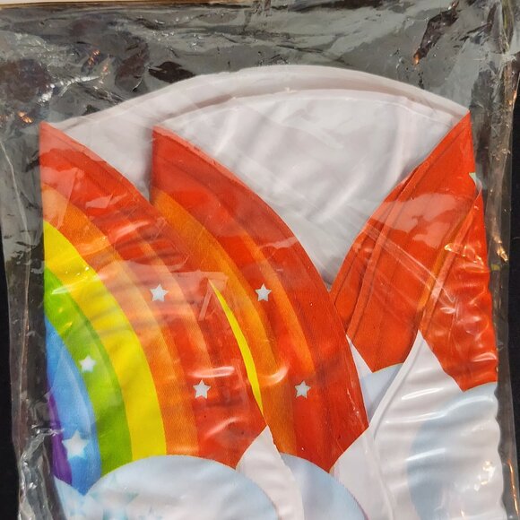 All Blown Up Dreamer Rainbow Inflatable Drink Holder Swimming Pool Floats 3pk - Picture 16 of 16